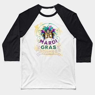 Mardi Gras Princess Baseball T-Shirt